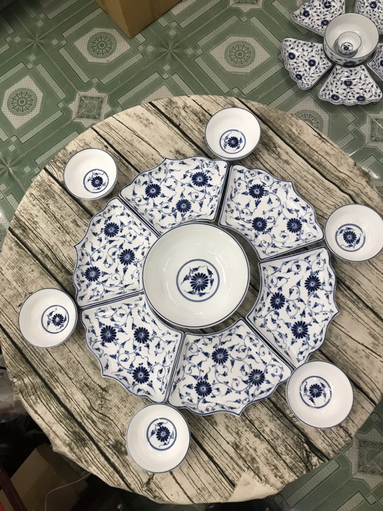 Bộ đồ ăn Hoa Mặt Trời Sun Nhọn